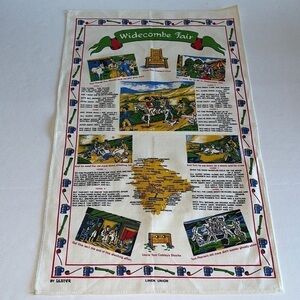 Ulster Linen “Widecombe Fair” Tea Towel